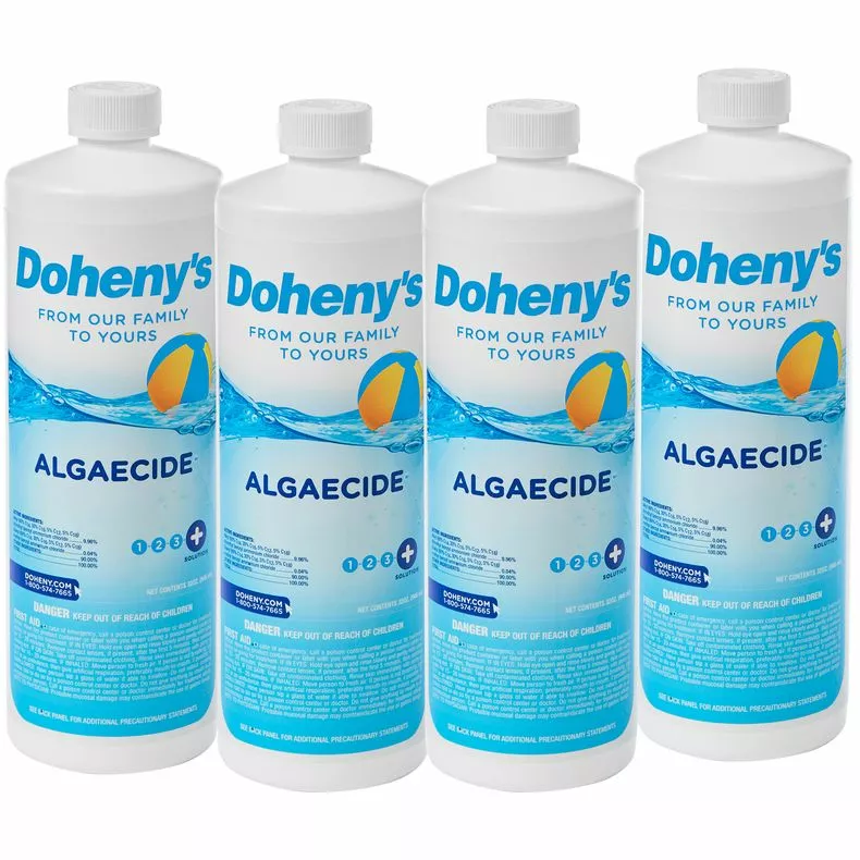 Doheny's Metal Out For Swimming Pools | 100% Pro-Grade | Keeps Metals From Staining, Scaling, And Causing Discoloration | Works On Pool Surfaces And Equipment | Set Of (4