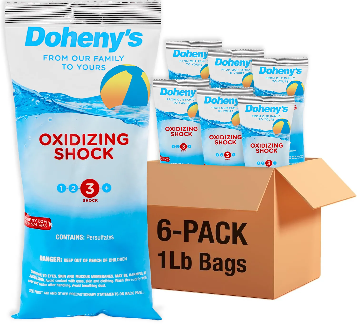Doheny's Super Pool Shock - (12) 1 lb bags | Shop Doheny's