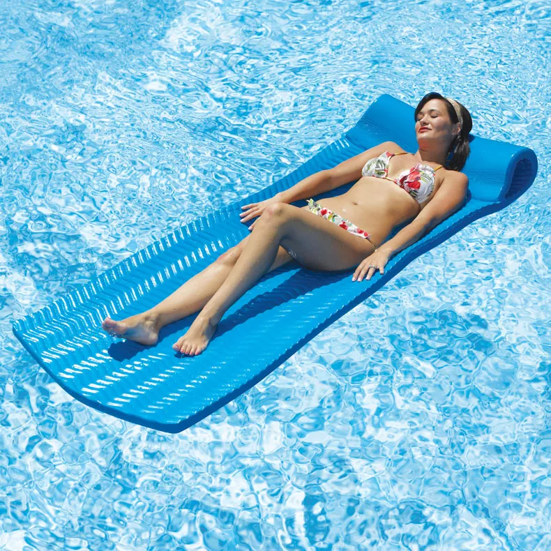 Doheny's Thick Bahama Blue Foam Pool Float Durable