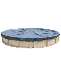 10 Year Above Ground Round Solid Winter Cover on Pool and no background