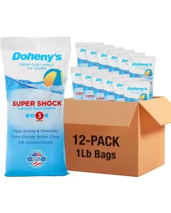 Doheny&rsquo;s Super Shock shown as twelve 1 lb bags
