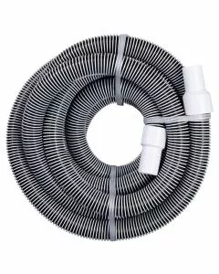 Doheny's Inground Commercial Grade Flexible Pool Vacuum Hose, 30 ft length, 1-1/2 inch diameter, with swivel cuff, UV-resistant and crush-proof