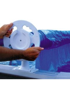 Convenient hand wheel constructed of high density plastic with UV inhibitors for long lasting reliability.