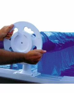 Convenient hand wheel constructed of high density plastic with UV inhibitors for long lasting reliability.