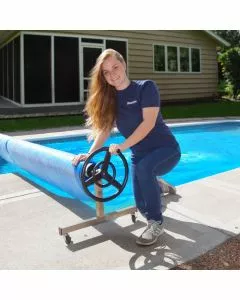 Doheny's Deluxe Stainless Steel Inground Reel System, up to 18 ft