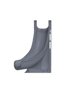 Global Pool Products Tidal Wave Inground Pool Slide, Left Turn, Grey