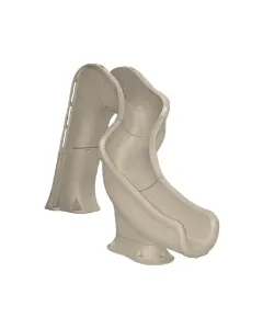 Global Pool Products Rip Tide Pool Slide, Right Turn, Sandstone