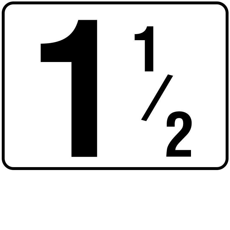 Inlays Number Series Plastic Stick-on Info Tile, 1-1/2 - The Pool ...