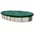 16 Year Above Ground Oval Max-Force Winter Cover on Pool and no background