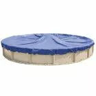 16 Year Above Ground Round Solid Winter Cover on Pool and no background