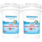 Two buckets of Doheny's 1 Inch Brominating Tablets Bromine Sanitizer for Your Pool or Spa!