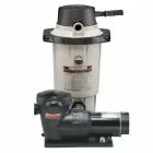 Hayward EC40 DE Filter System with 1 HP Pump for Above Ground Pools