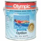 Olympic Optilon Synthetic Rubber-Base Pool Enamel No. 850 White