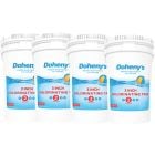 Four buckets of Doheny's 3 Inch Chlorinating Tabs