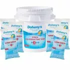 Doheny's Shock Chemical Bundle #1 with (6) 1-lb super shock bags and (1) 10-lb chlorine 3 inch tabs bucket