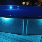 Rail Lighting on Above Ground Pool