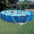 Intex Round Steel-Frame Quick Pool, 18 ft x48 in