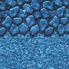 Swimline J-Hook Unibead Pool Liner, 52 in Wall, 24 ft Round, 20 Gauge, Boulder Swirl