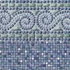Swimline Beaded Pool Liner, 52 in Wall, 15 ft Round, 20 Gauge, Indigo