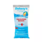 Doheny's Oxidizing Shock 1 lb Bag contains 42% potassium monopersulfate and is safe for all pool surfaces.
