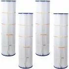 Pleatco Filtration PCC105-PAK4-EC Pool Filter Cartridge Replacement for Unicel: C-7471-4, Filbur: FC-6470, OEM Part Numbers: 817-0131, 178584, R173476, 4 Pack