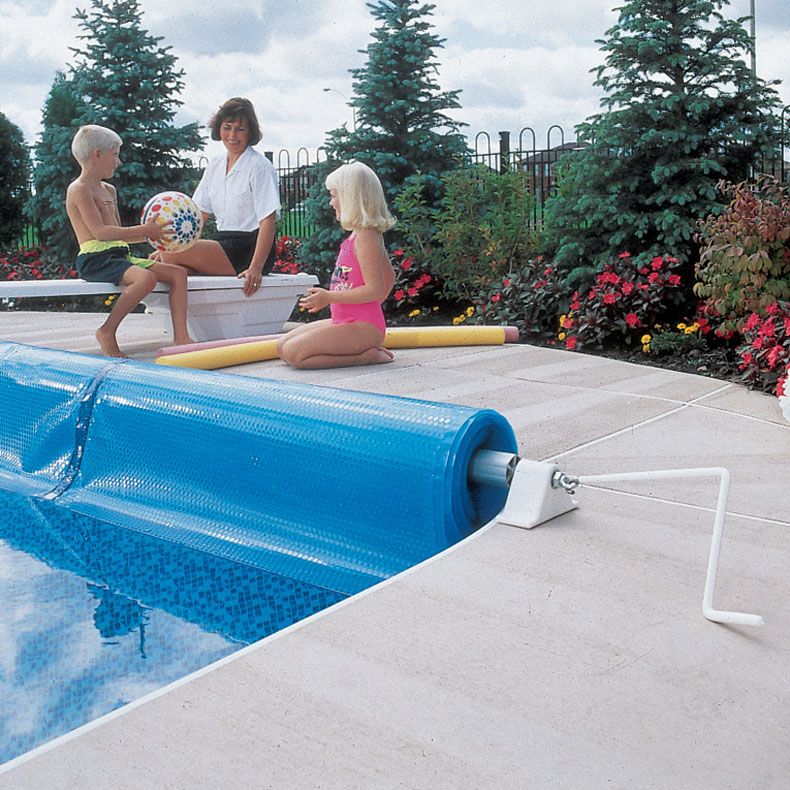Inground Cover Blanket Reel Set Pool, Solar Cover Reels For Inground Pools