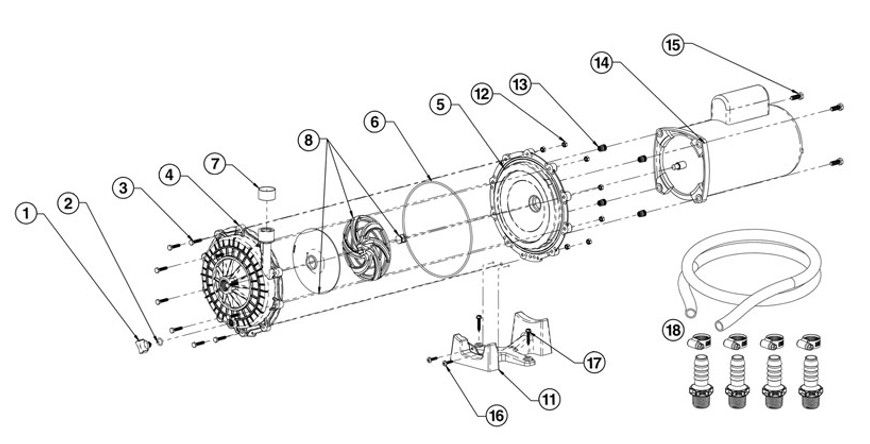 Universal Booster Pump Parts At Doheny S Doheny S Pool Supplies Fast
