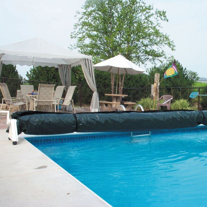 Kintaki Swimming Pool Solar Reel Cover, 20Ft Pool Solar Blanket Reel Cover,  Winter Solar Reel and Blanket Covers for Inground Pool, Heavy Duty