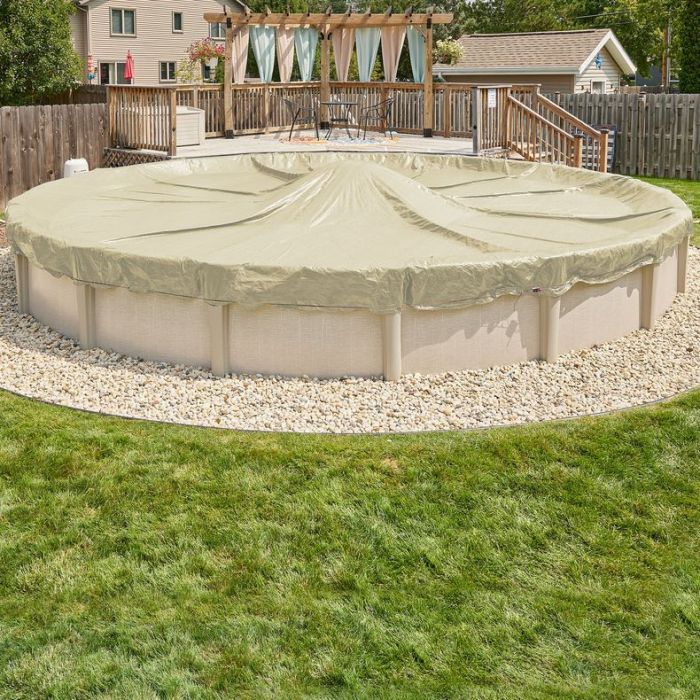 Pro-Tek Winter Cover for 28 ft Round Pools, Above Ground