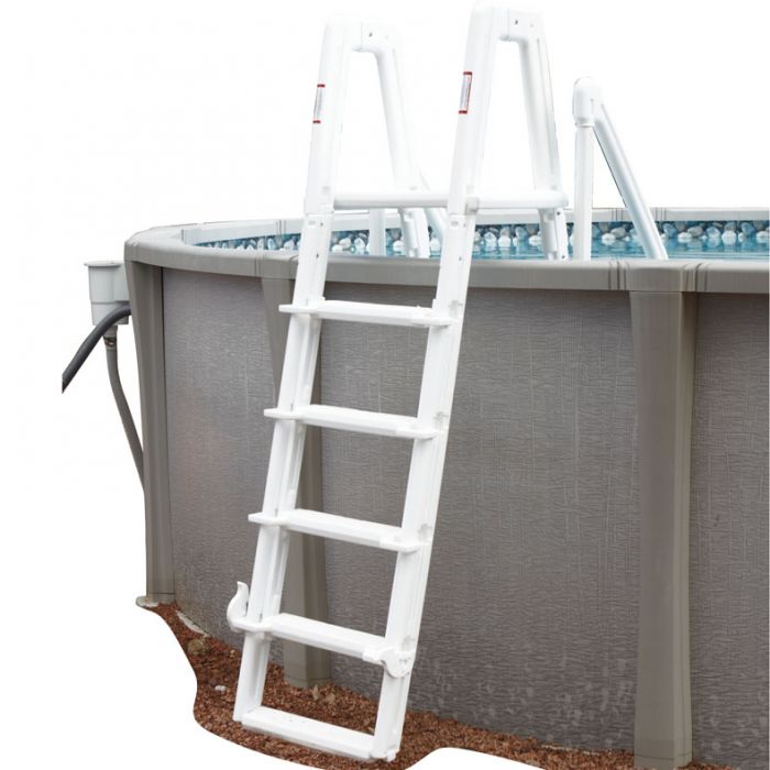 The Ocean Blue Mighty Step and Safety Ladder Set for Above Ground Swimming Pools 