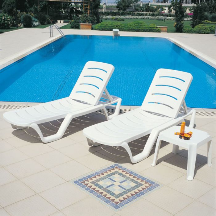 Resin pool chaise lounge shop