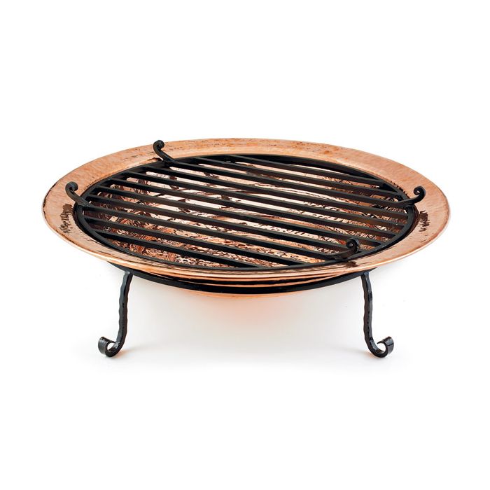 Directions Polished Copper Fire Pit, Large Copper Fire Pit