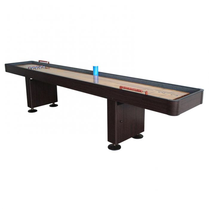 Blue Wave Challenger Shuffleboard Table, 9 ft, Walnut