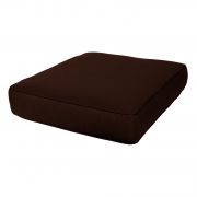 Sunbrella Deep Seating Chair Cushion with Ultra Fill, 26x30 in, Bay Brown