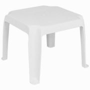 Doheny's Resin Square Side Table, White