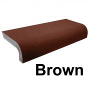 Safety Grip Safety Edge Tiles (Case of 48), Brown