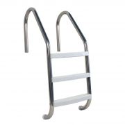  3-Tread Stainless Steel Pool Ladder with Resin Steps
