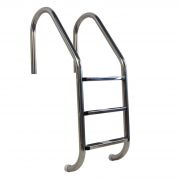 3-Tread Stainless Steel Pool Ladder with Stainless Steel Steps