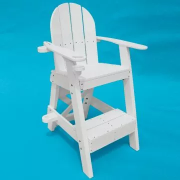 Tailwind Small Resin Lifeguard Chair, White