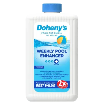 Doheny's Weekly Pool Enhancer front label