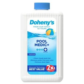 Doheny's Pool Medic+ Front Bottle
