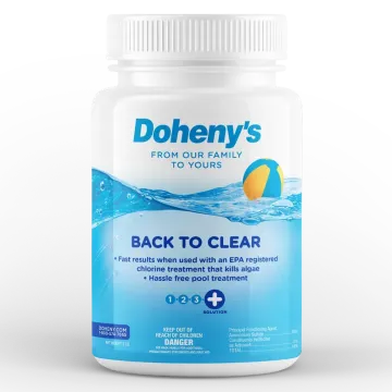 Doheny's Back to Clear Front Label