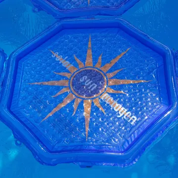 Single Octagon Shaped Sunburst Solar Sun Ring