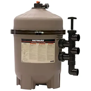 Front view of Hayward Pro Grid 60 Square Foot 120 Gallon DE Filter