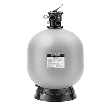 Front view of 31 inch Hayward Inground Pro Series side mount sand filter tank without valve