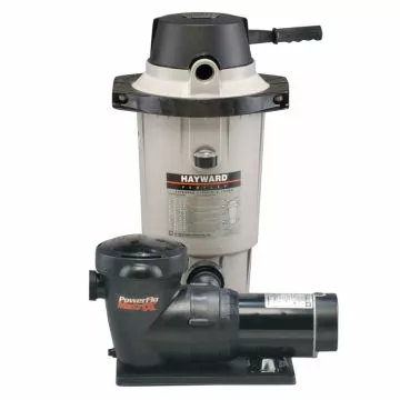 Hayward EC40 DE Filter System with 1 HP Pump for Above Ground Pools
