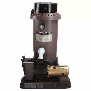 Hayward Inground Perflex Extended Cycle DE Filter, EC75 System with 1 HP Super Pump