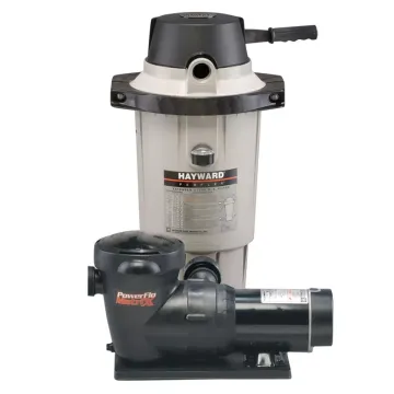Hayward EC40 DE Filter System with 1 HP Pump for Above Ground Pools