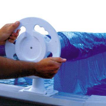 Convenient hand wheel constructed of high density plastic with UV inhibitors for long lasting reliability.