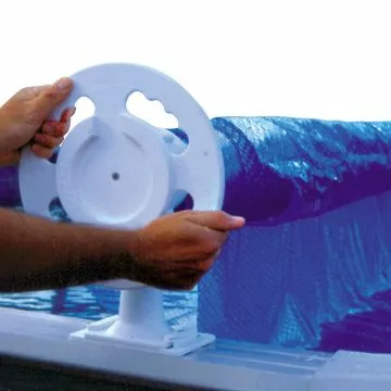 Convenient hand wheel constructed of high density plastic with UV inhibitors for long lasting reliability.